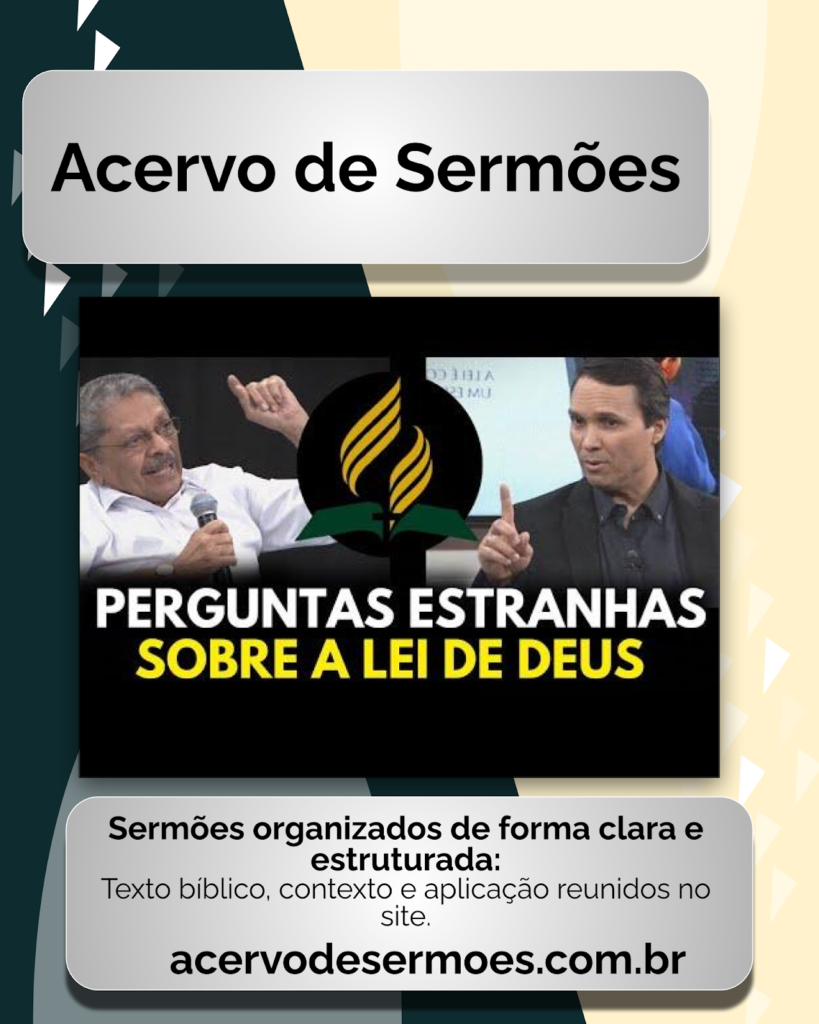 A Lei de Deus — Pr. Arilton Oliveira